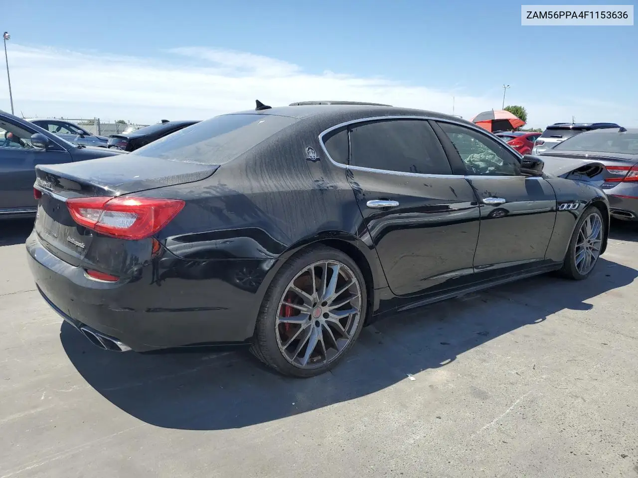 2015 Maserati Quattroporte Gts VIN: ZAM56PPA4F1153636 Lot: 63486485