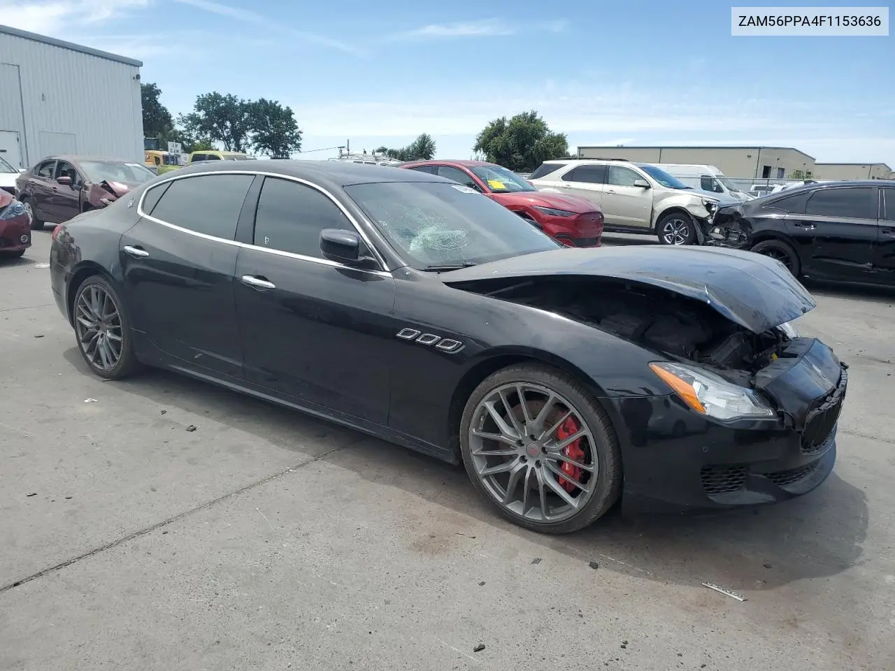 2015 Maserati Quattroporte Gts VIN: ZAM56PPA4F1153636 Lot: 63486485