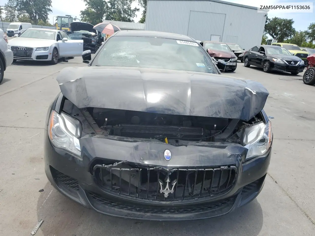 2015 Maserati Quattroporte Gts VIN: ZAM56PPA4F1153636 Lot: 63486485