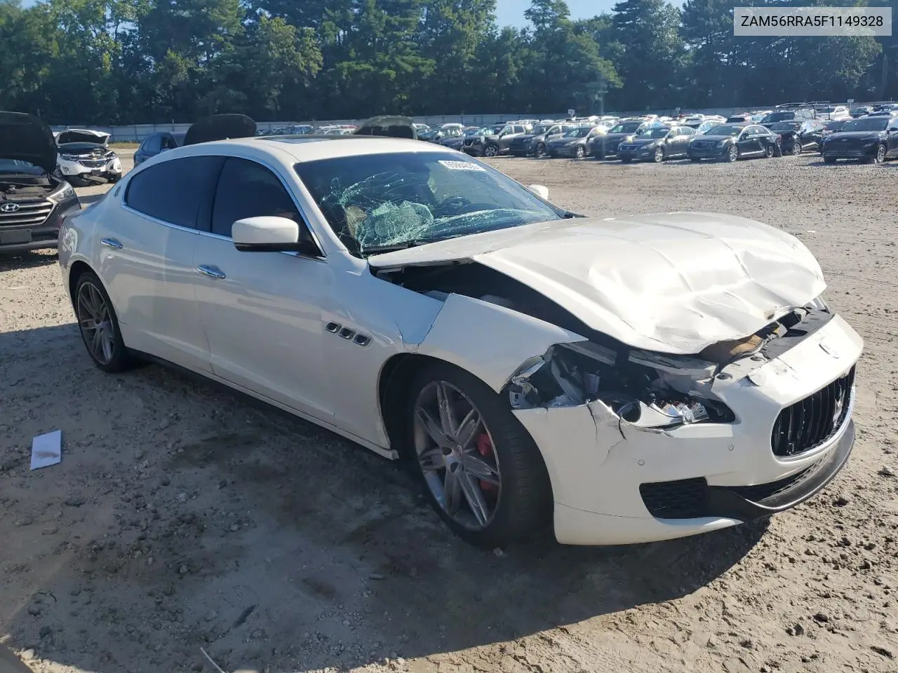 2015 Maserati Quattroporte S VIN: ZAM56RRA5F1149328 Lot: 65984635