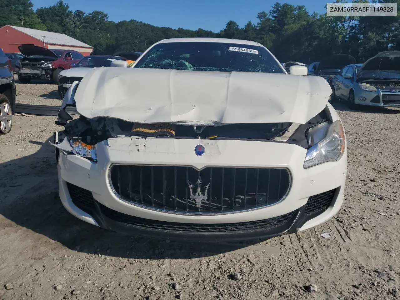 2015 Maserati Quattroporte S VIN: ZAM56RRA5F1149328 Lot: 65984635