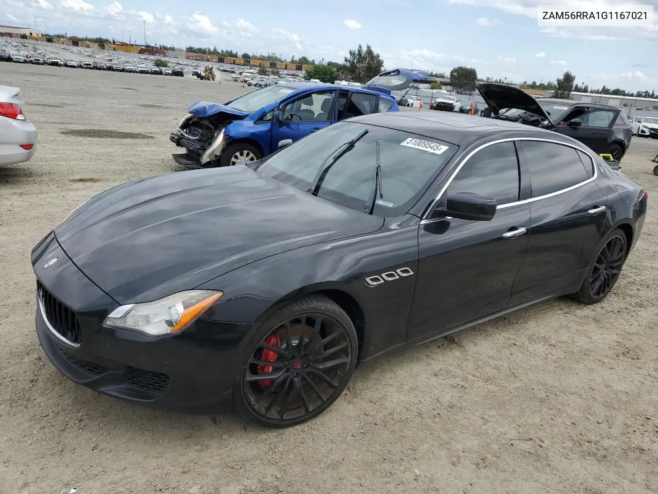 2016 Maserati Quattroporte S VIN: ZAM56RRA1G1167021 Lot: 51009545