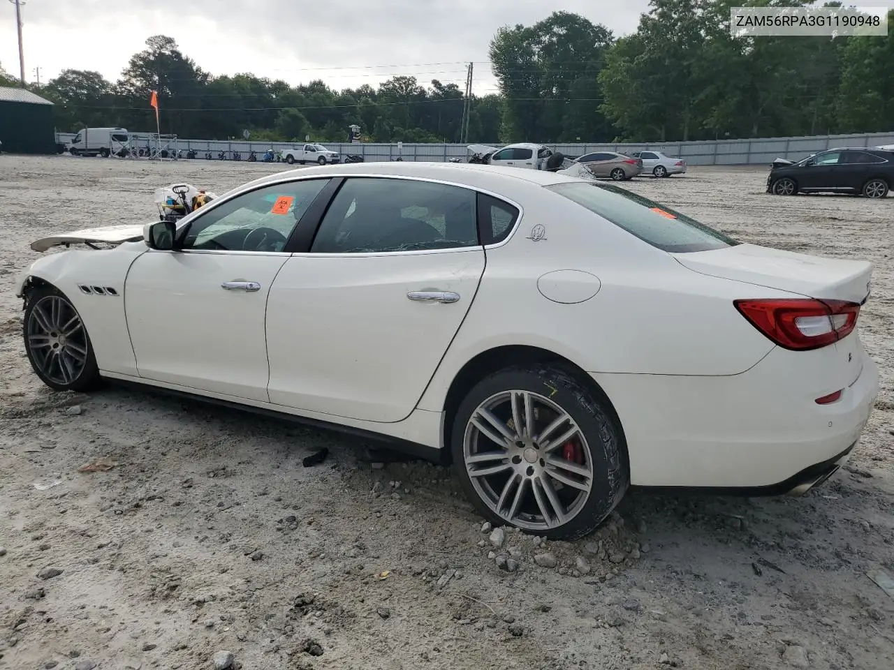 2016 Maserati Quattroporte S VIN: ZAM56RPA3G1190948 Lot: 56032575