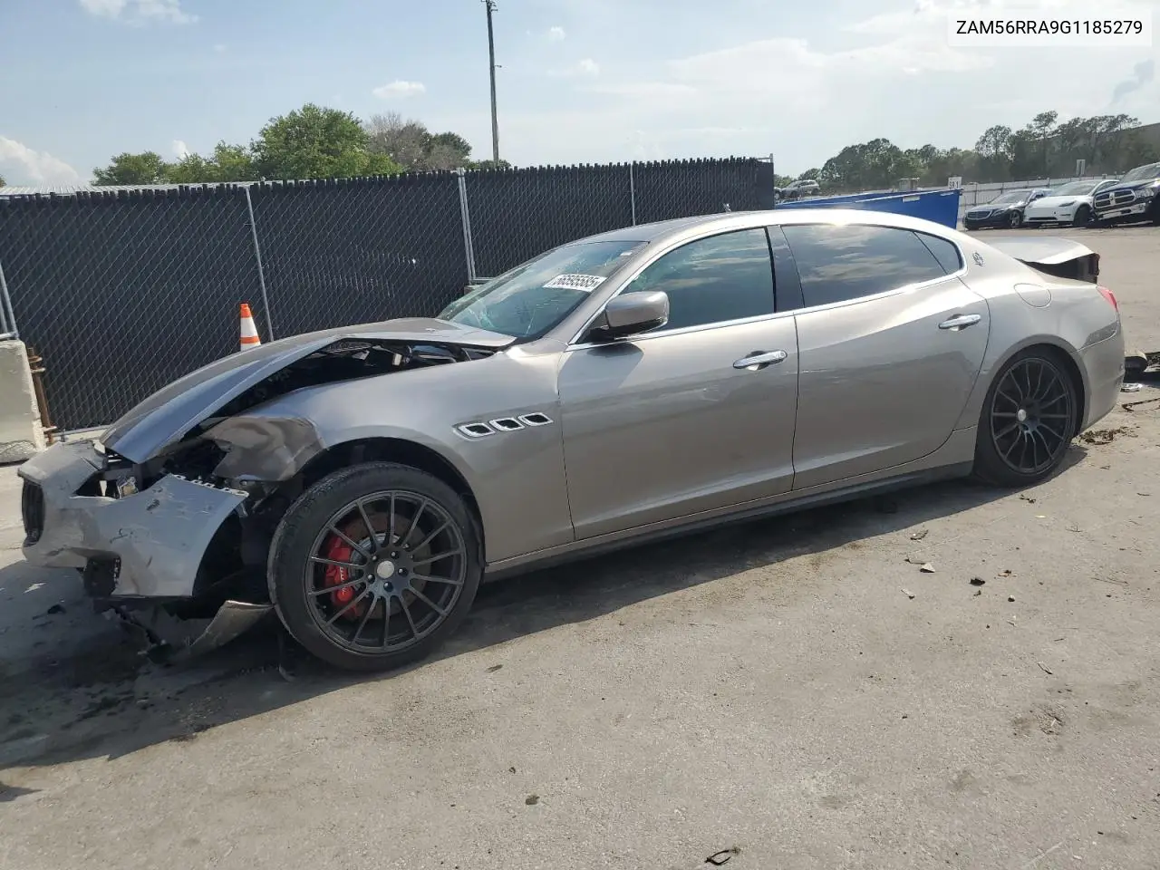 2016 Maserati Quattroporte S VIN: ZAM56RRA9G1185279 Lot: 56595585