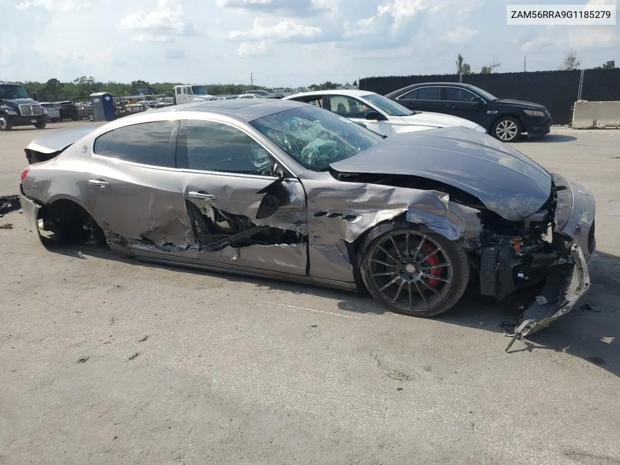 2016 Maserati Quattroporte S VIN: ZAM56RRA9G1185279 Lot: 56595585