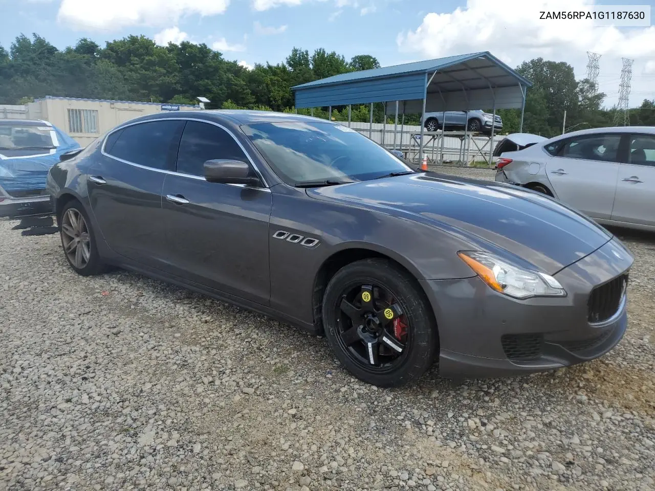 2016 Maserati Quattroporte S VIN: ZAM56RPA1G1187630 Lot: 61212535