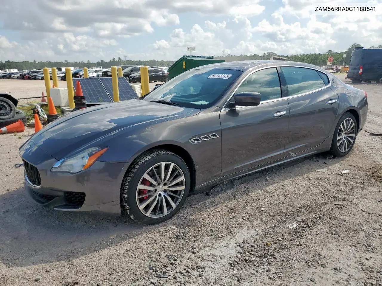 2016 Maserati Quattroporte S VIN: ZAM56RRA0G1188541 Lot: 61218375