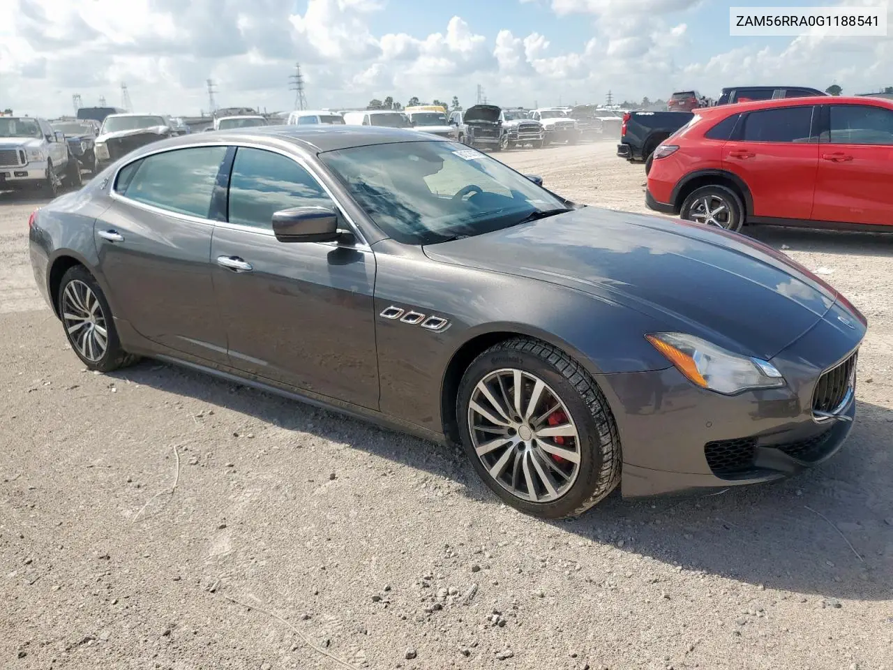 2016 Maserati Quattroporte S VIN: ZAM56RRA0G1188541 Lot: 61218375