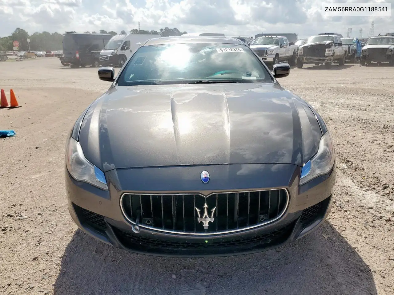 2016 Maserati Quattroporte S VIN: ZAM56RRA0G1188541 Lot: 61218375