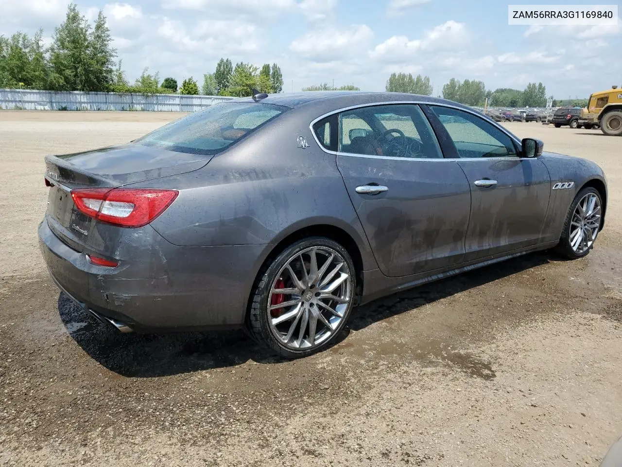 2016 Maserati Quattroporte S VIN: ZAM56RRA3G1169840 Lot: 61904435
