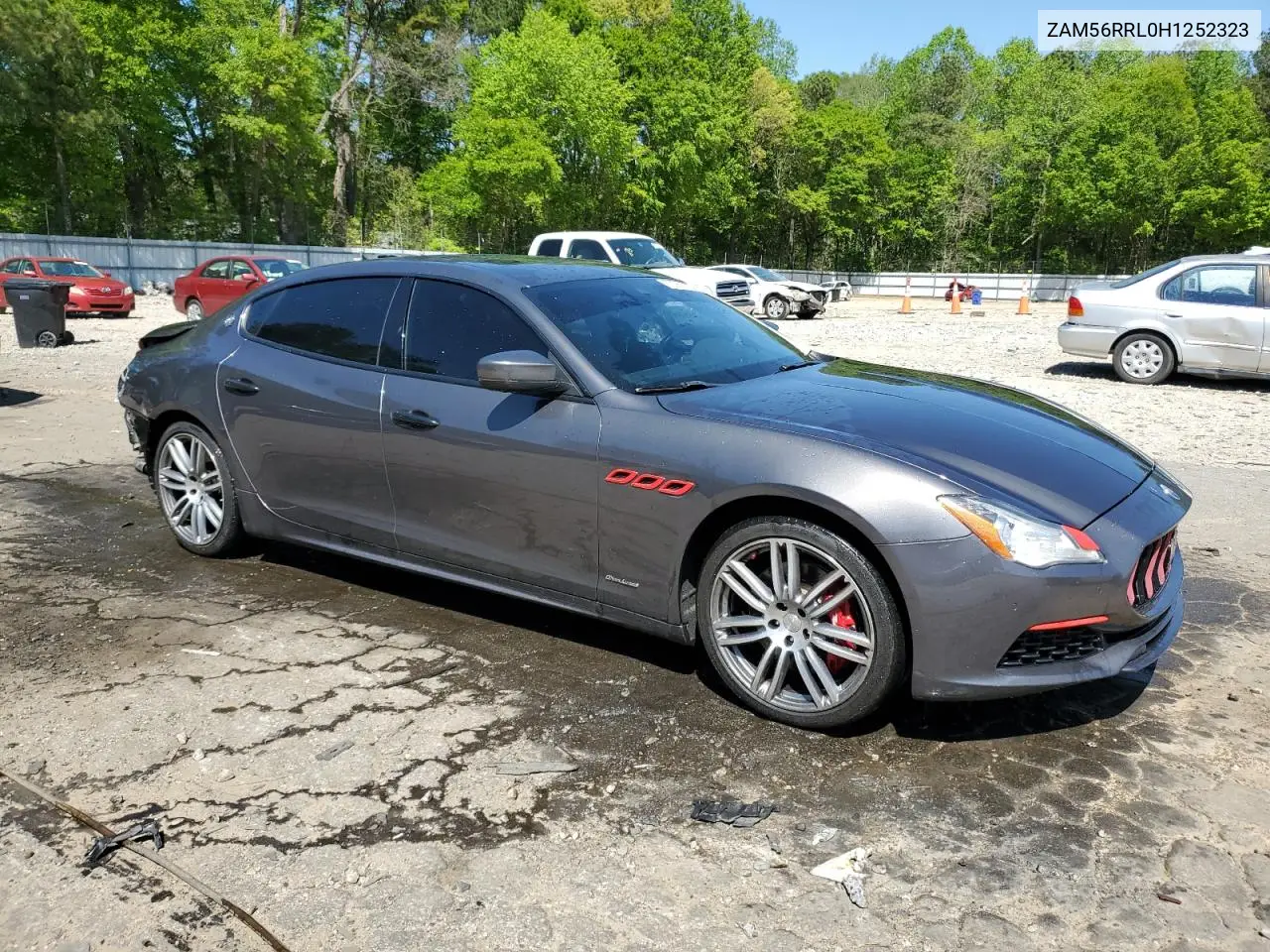2017 Maserati Quattroporte S VIN: ZAM56RRL0H1252323 Lot: 53361025