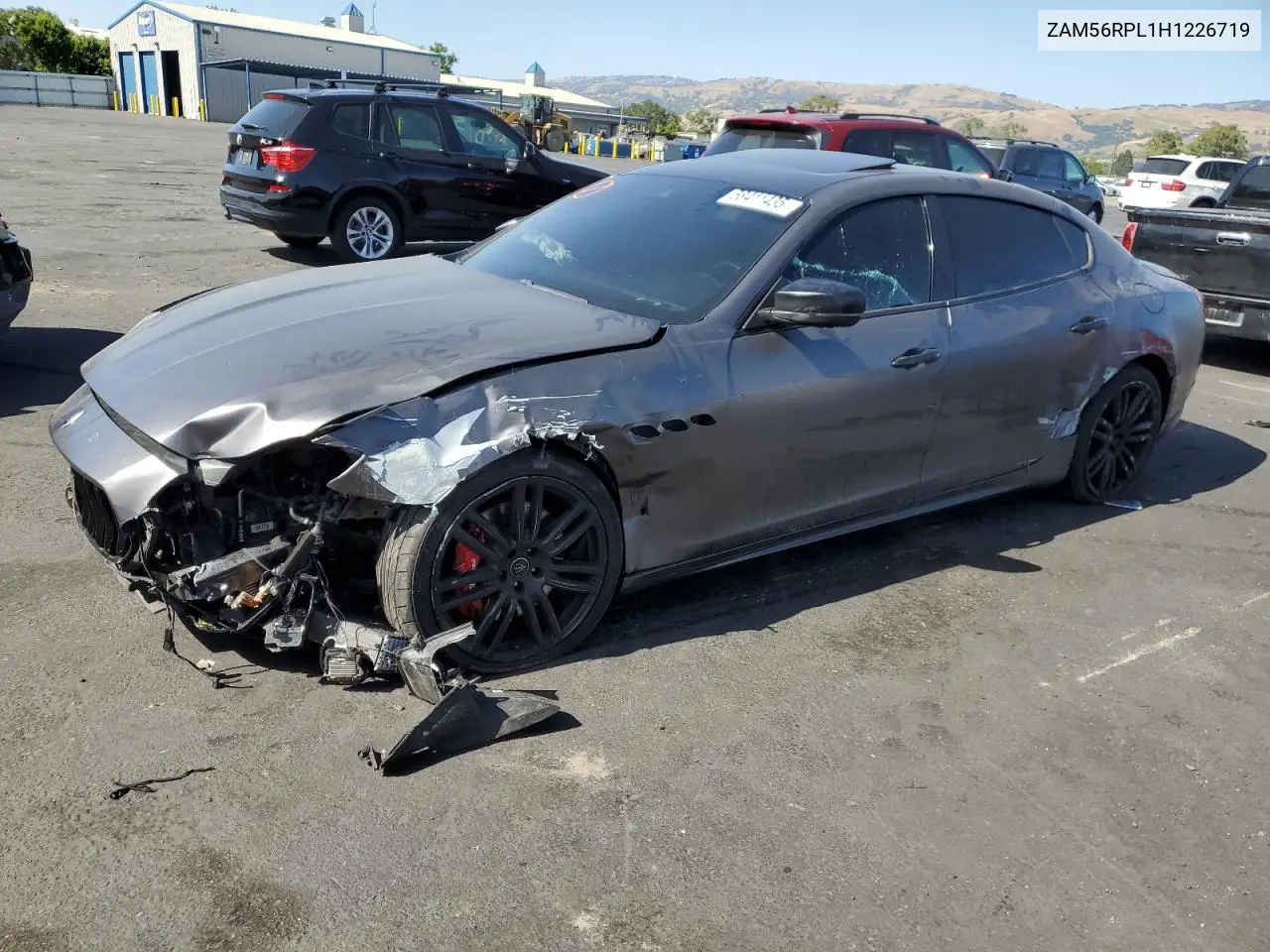 2017 Maserati Quattroporte S VIN: ZAM56RPL1H1226719 Lot: 58411435