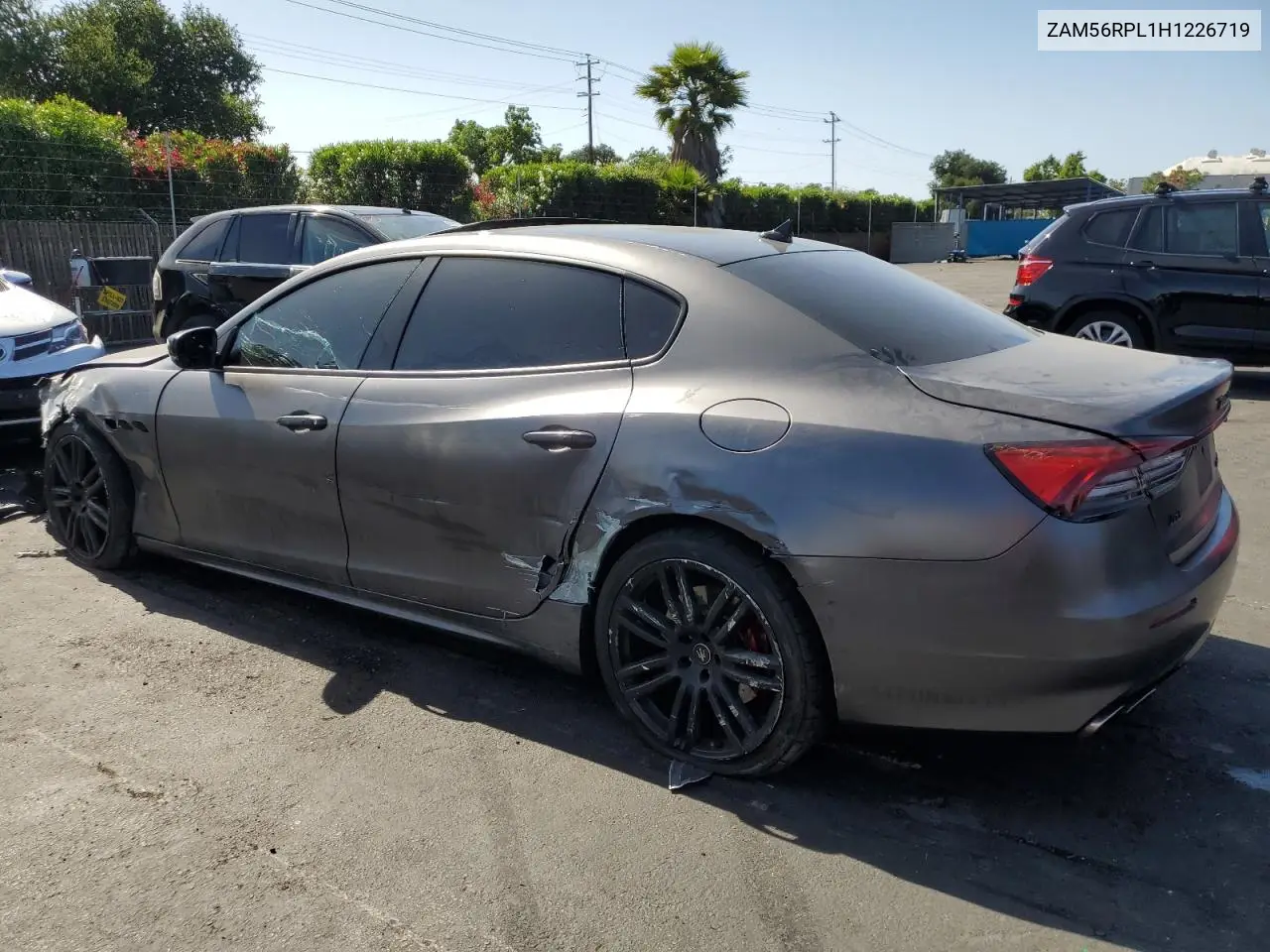 2017 Maserati Quattroporte S VIN: ZAM56RPL1H1226719 Lot: 58411435