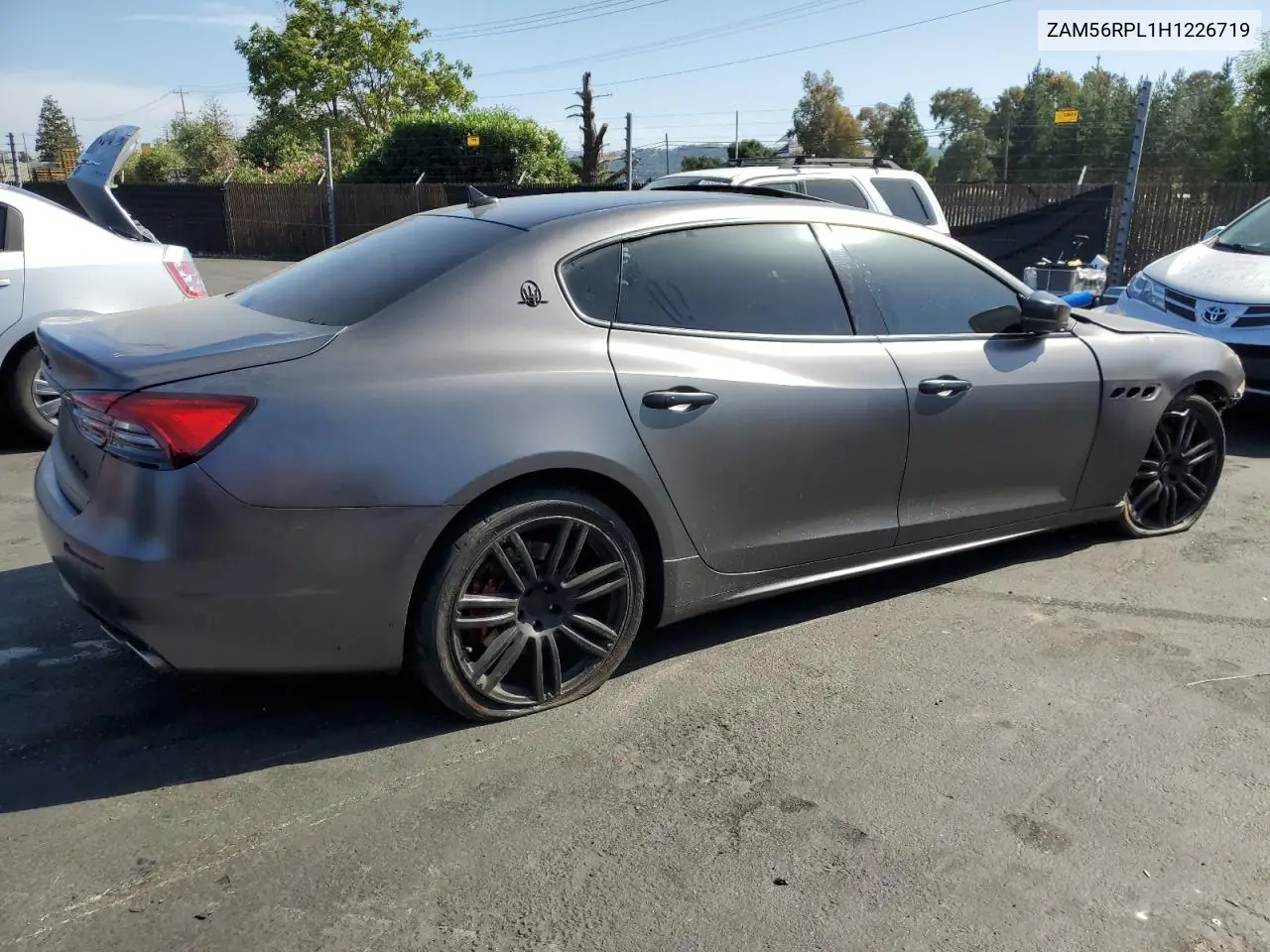2017 Maserati Quattroporte S VIN: ZAM56RPL1H1226719 Lot: 58411435