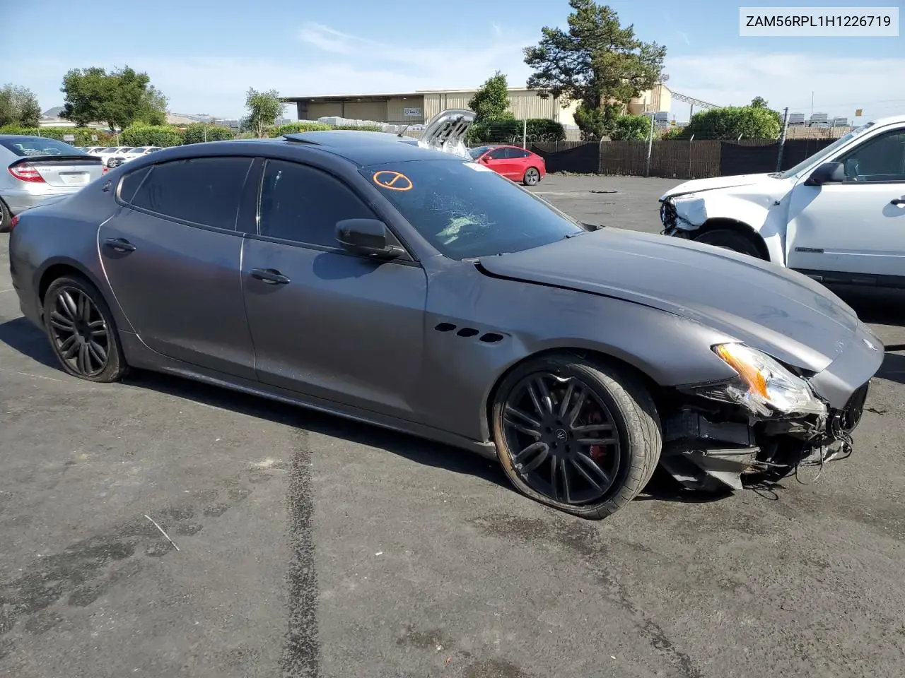 2017 Maserati Quattroporte S VIN: ZAM56RPL1H1226719 Lot: 58411435