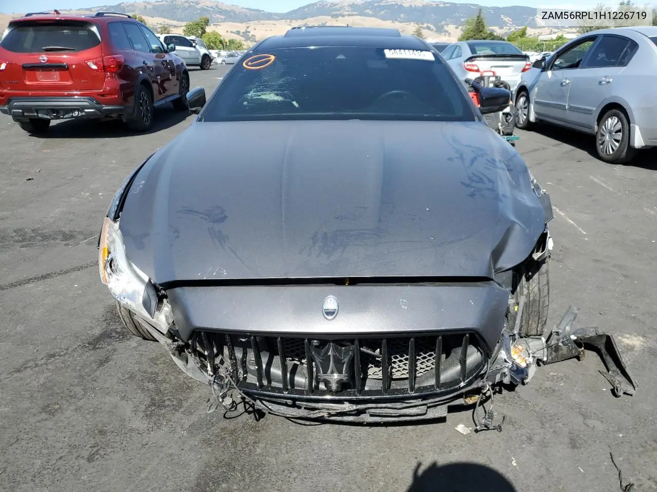 2017 Maserati Quattroporte S VIN: ZAM56RPL1H1226719 Lot: 58411435