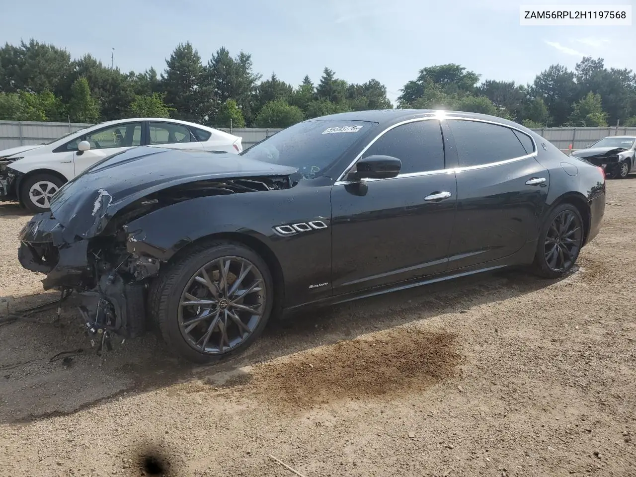 2017 Maserati Quattroporte S VIN: ZAM56RPL2H1197568 Lot: 59593775