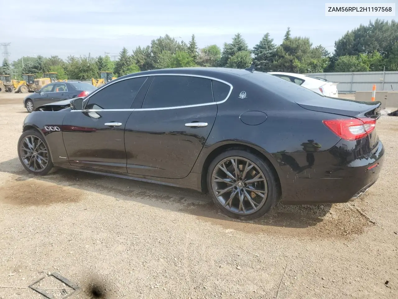 2017 Maserati Quattroporte S VIN: ZAM56RPL2H1197568 Lot: 59593775