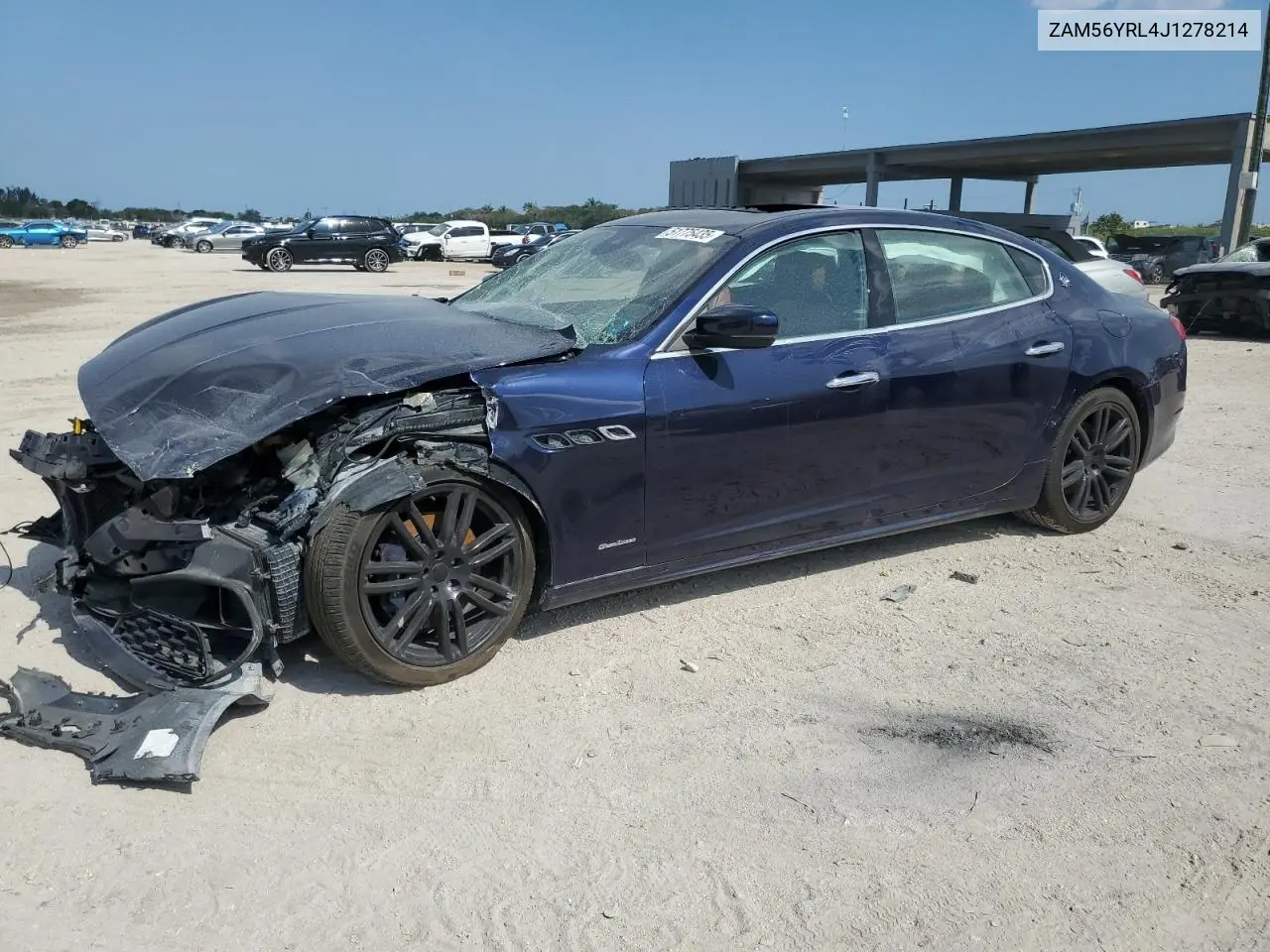 2018 Maserati Quattroporte S VIN: ZAM56YRL4J1278214 Lot: 51775435
