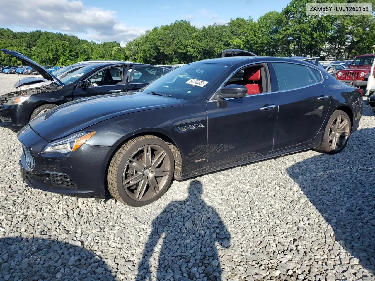 2018 Maserati Quattroporte S VIN: ZAM56YRL9J1260159 Lot: 61705355