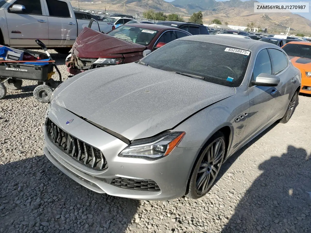 2018 Maserati Quattroporte S VIN: ZAM56YRL8J1270987 Lot: 65258875