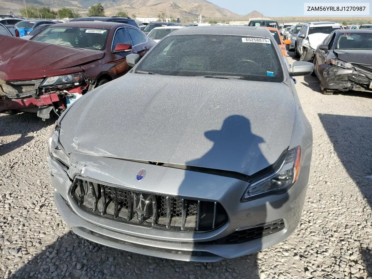 2018 Maserati Quattroporte S VIN: ZAM56YRL8J1270987 Lot: 65258875