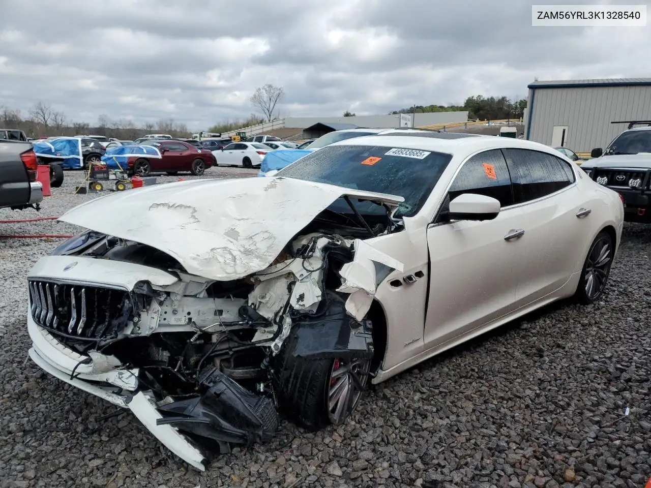 2019 Maserati Quattroporte S VIN: ZAM56YRL3K1328540 Lot: 48933685