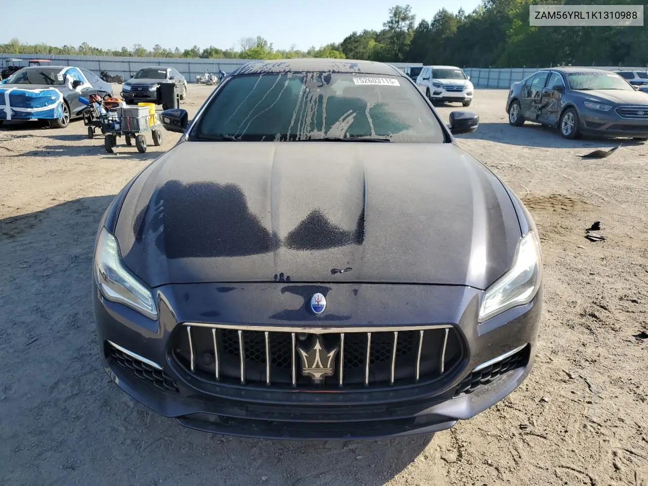 2019 Maserati Quattroporte S VIN: ZAM56YRL1K1310988 Lot: 52603115
