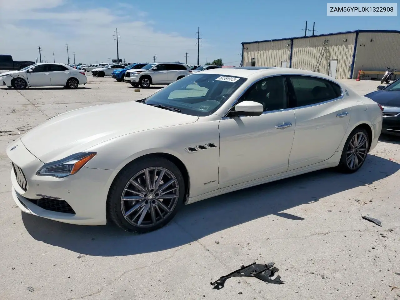 2019 Maserati Quattroporte S VIN: ZAM56YPL0K1322908 Lot: 56584955