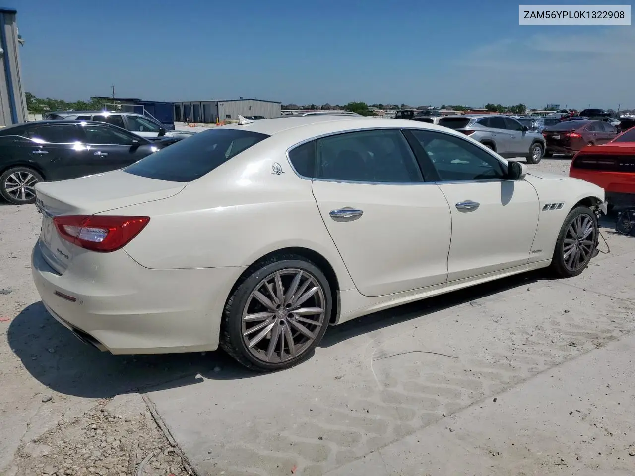 2019 Maserati Quattroporte S VIN: ZAM56YPL0K1322908 Lot: 56584955