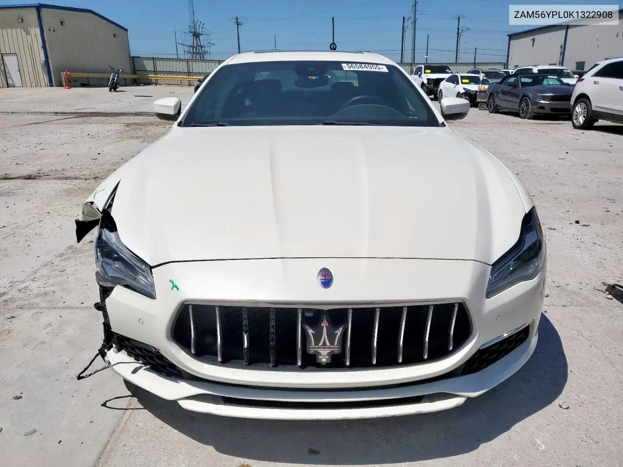 2019 Maserati Quattroporte S VIN: ZAM56YPL0K1322908 Lot: 56584955