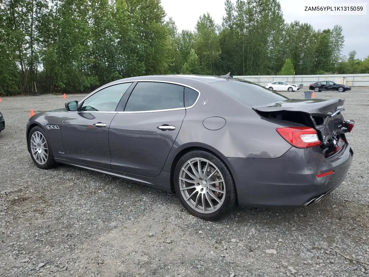 2019 Maserati Quattroporte S VIN: ZAM56YPL1K1315059 Lot: 58842255