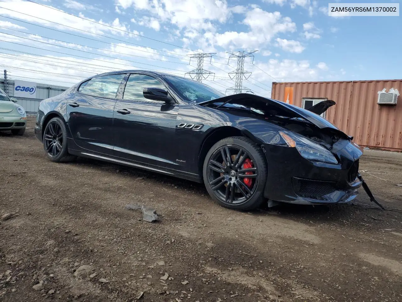 2021 Maserati Quattroporte S VIN: ZAM56YRS6M1370002 Lot: 50532495