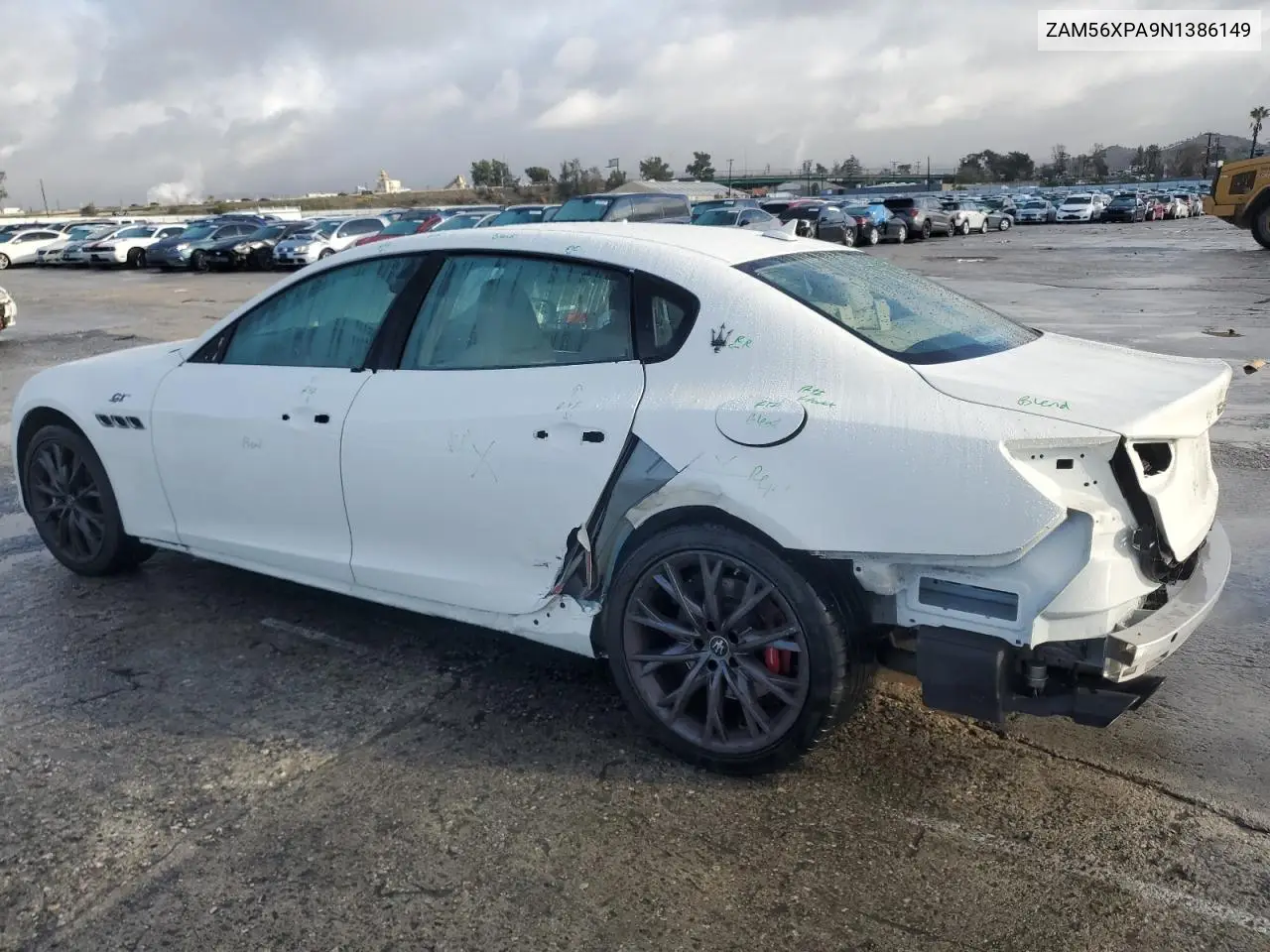 2022 Maserati Quattroporte Base VIN: ZAM56XPA9N1386149 Lot: 45134625