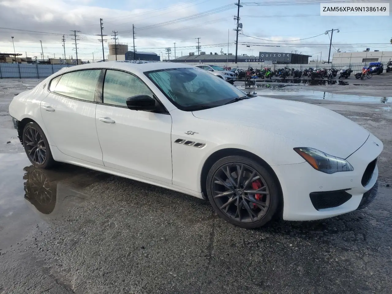 2022 Maserati Quattroporte Base VIN: ZAM56XPA9N1386149 Lot: 45134625