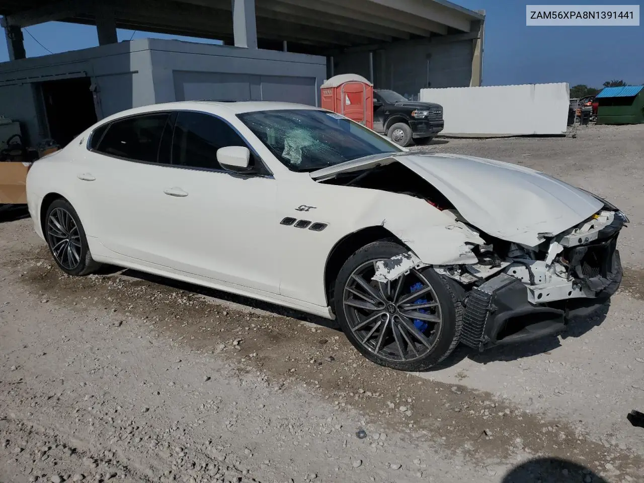 2022 Maserati Quattroporte Base VIN: ZAM56XPA8N1391441 Lot: 52809735