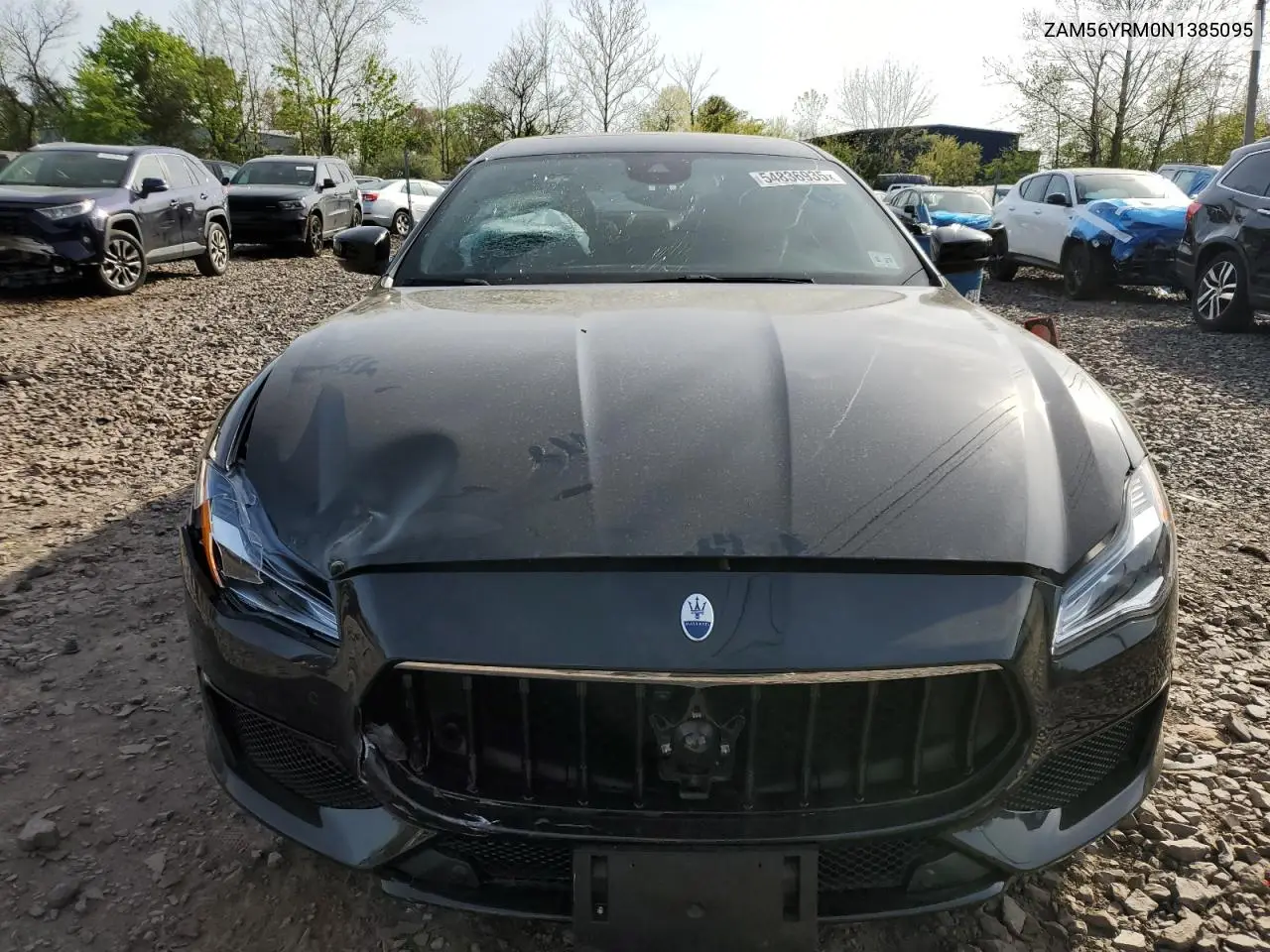 2022 Maserati Quattroporte Modena VIN: ZAM56YRM0N1385095 Lot: 54836935