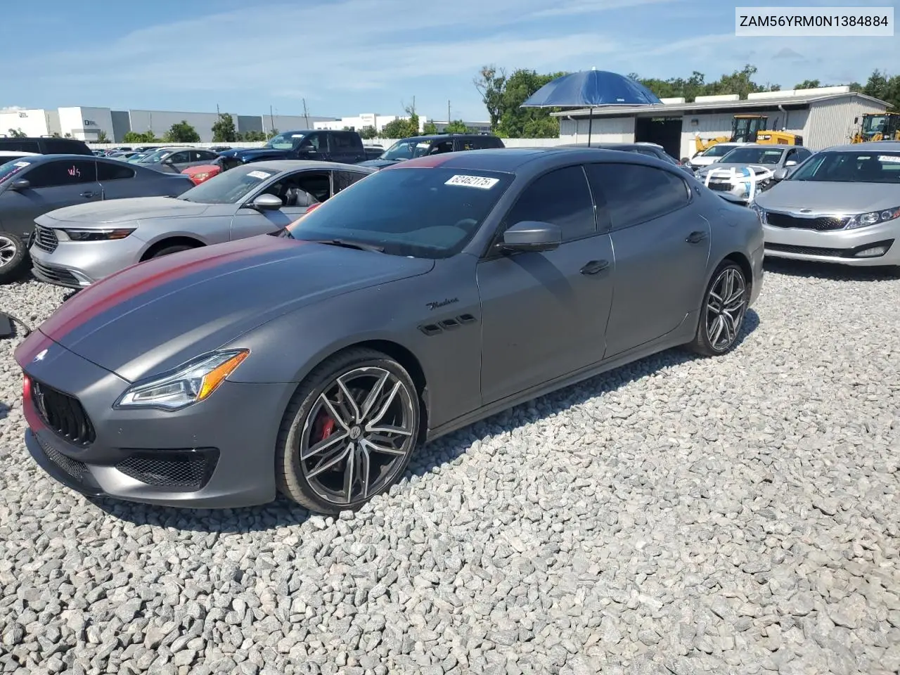 2022 Maserati Quattroporte Modena VIN: ZAM56YRM0N1384884 Lot: 62462175