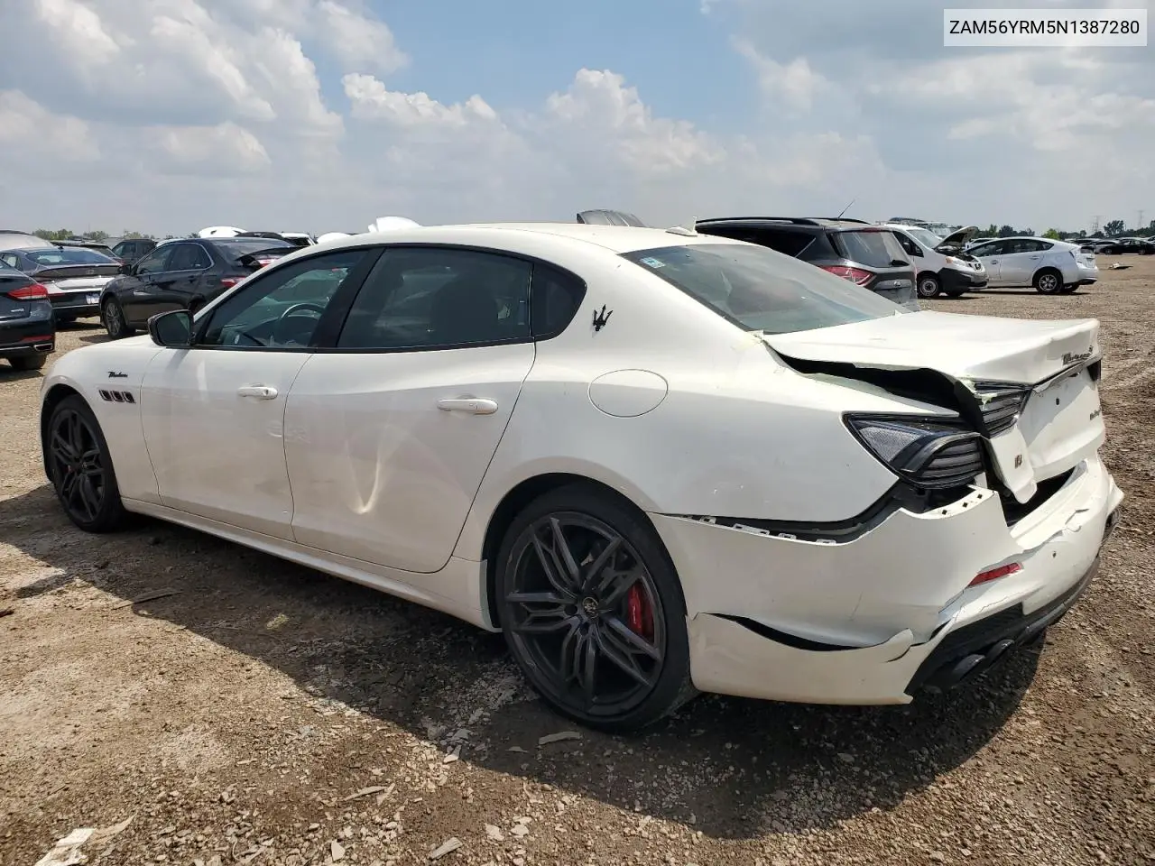 2022 Maserati Quattroporte Modena VIN: ZAM56YRM5N1387280 Lot: 64674745