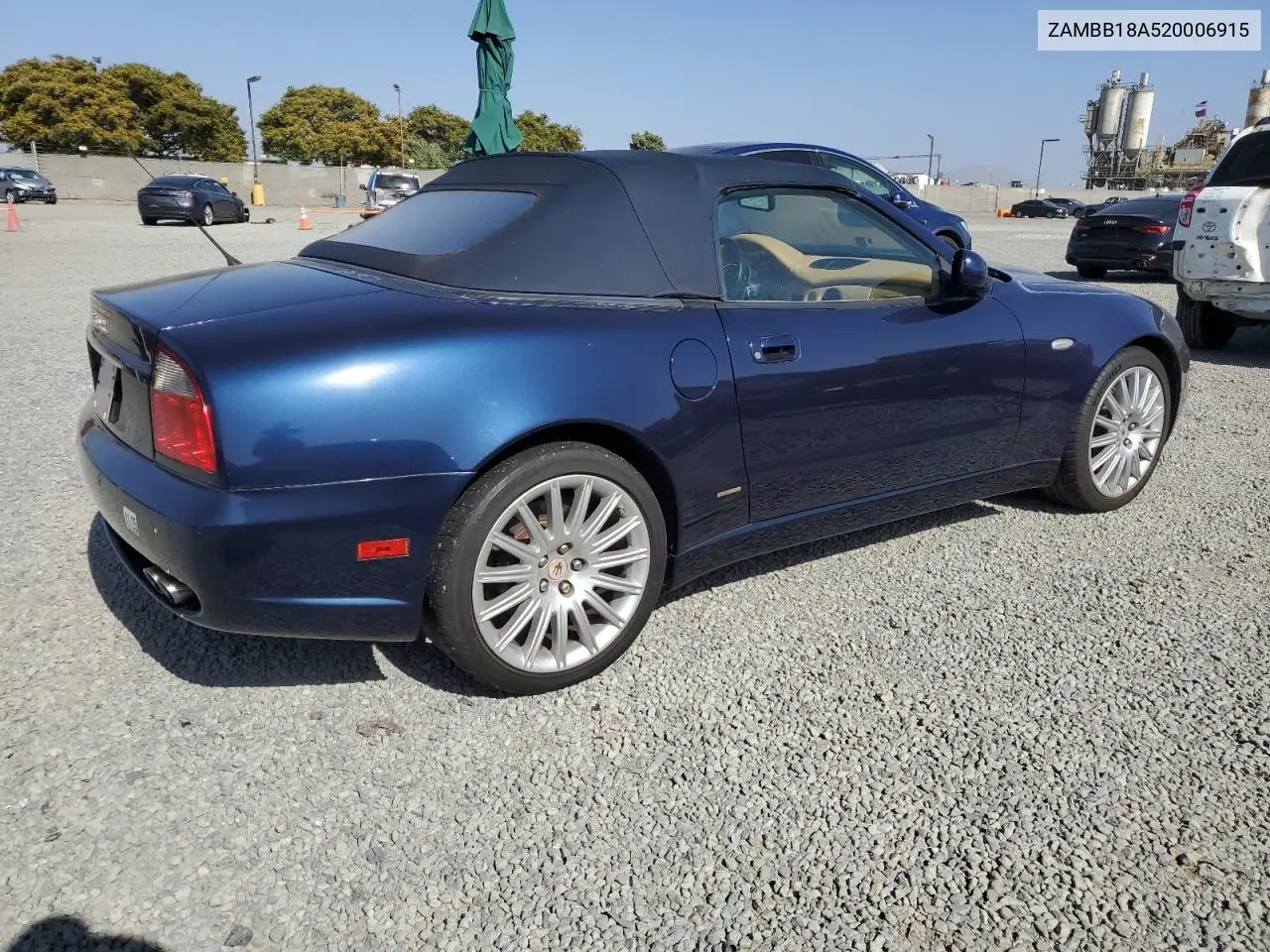 2002 Maserati Spyder Cambiocorsa VIN: ZAMBB18A520006915 Lot: 62158855