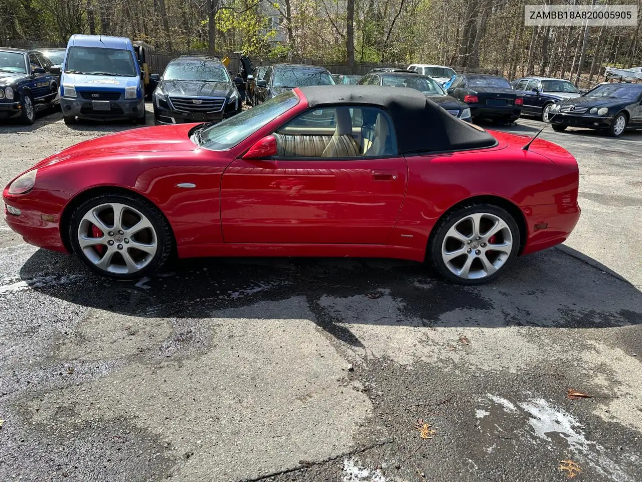 2002 Maserati Spyder Cambiocorsa VIN: ZAMBB18A820005905 Lot: 63759765