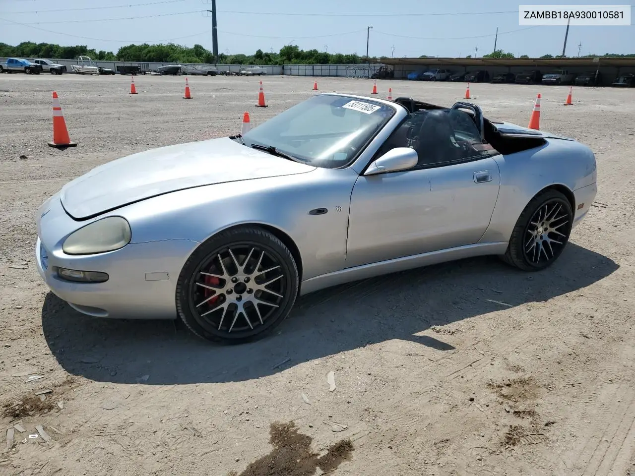 2003 Maserati Spyder Cambiocorsa VIN: ZAMBB18A930010581 Lot: 53111505