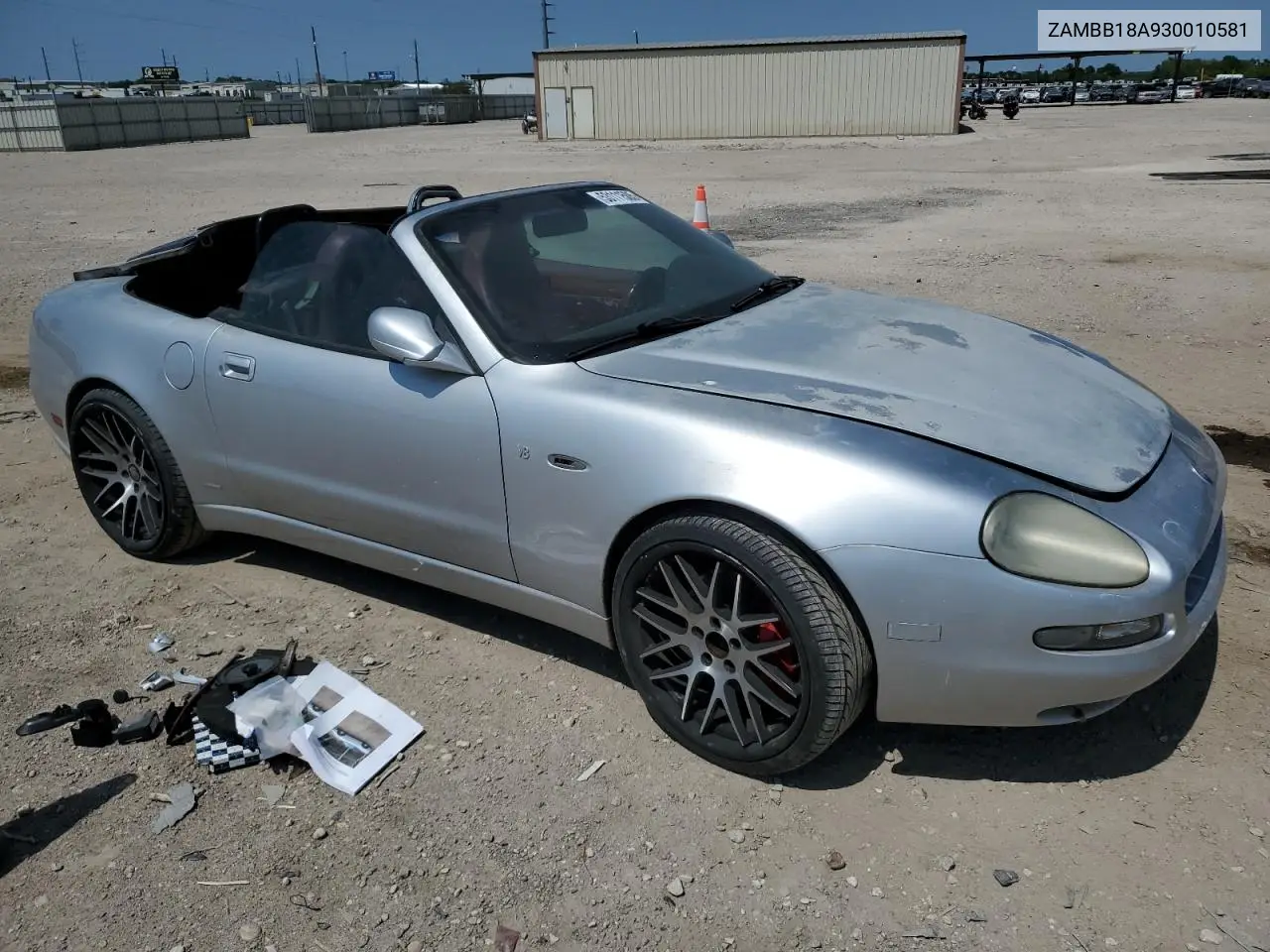 2003 Maserati Spyder Cambiocorsa VIN: ZAMBB18A930010581 Lot: 53111505