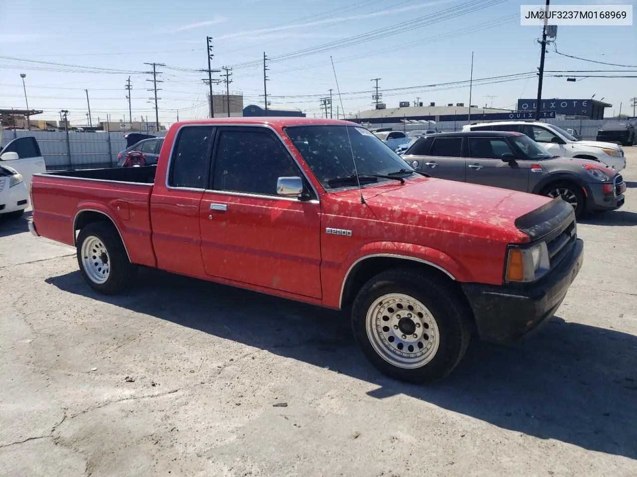 1991 Mazda B2200 Cab Plus VIN: JM2UF3237M0168969 Lot: 50430885