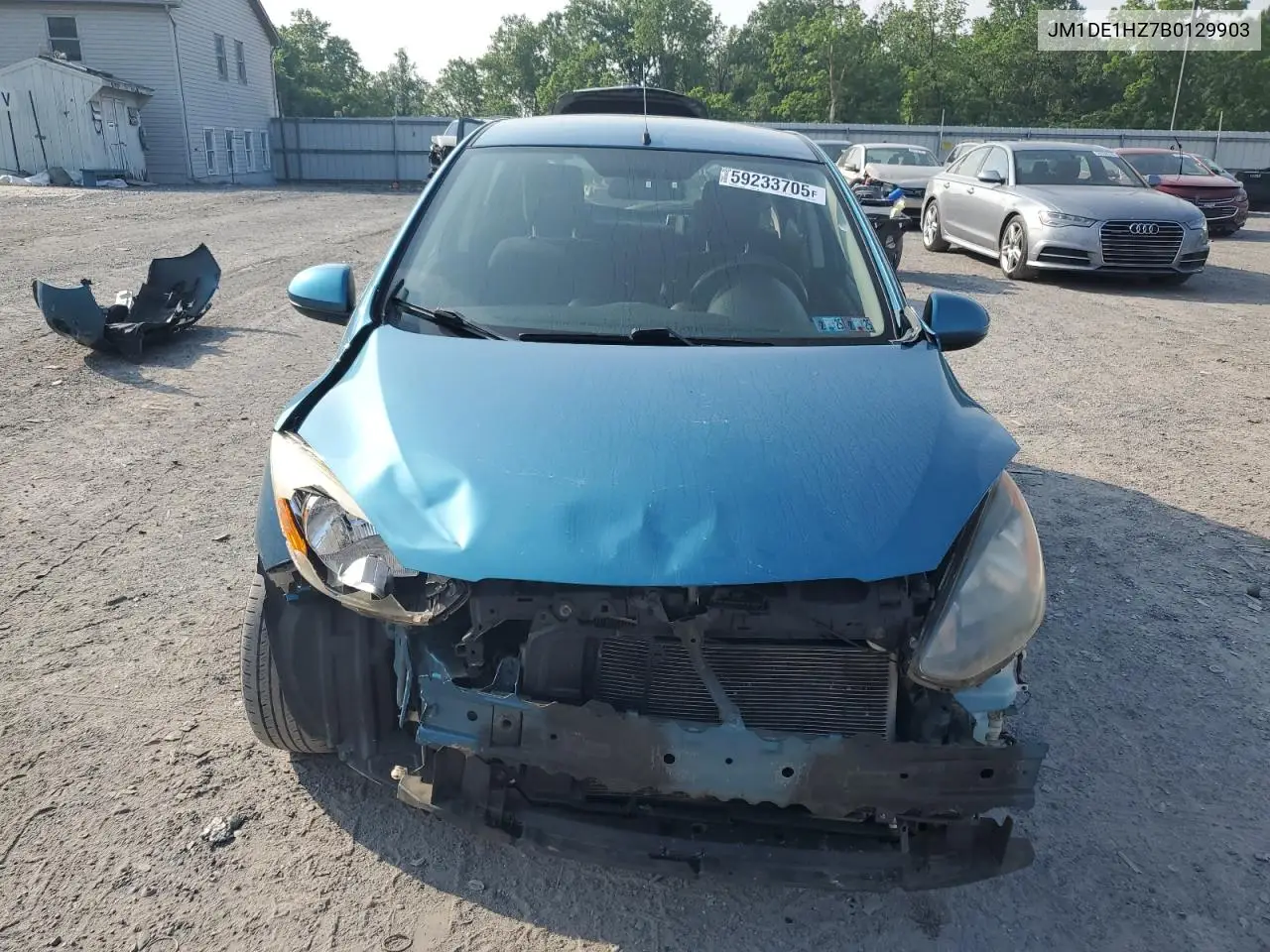 2011 Mazda Mazda2 VIN: JM1DE1HZ7B0129903 Lot: 59233705