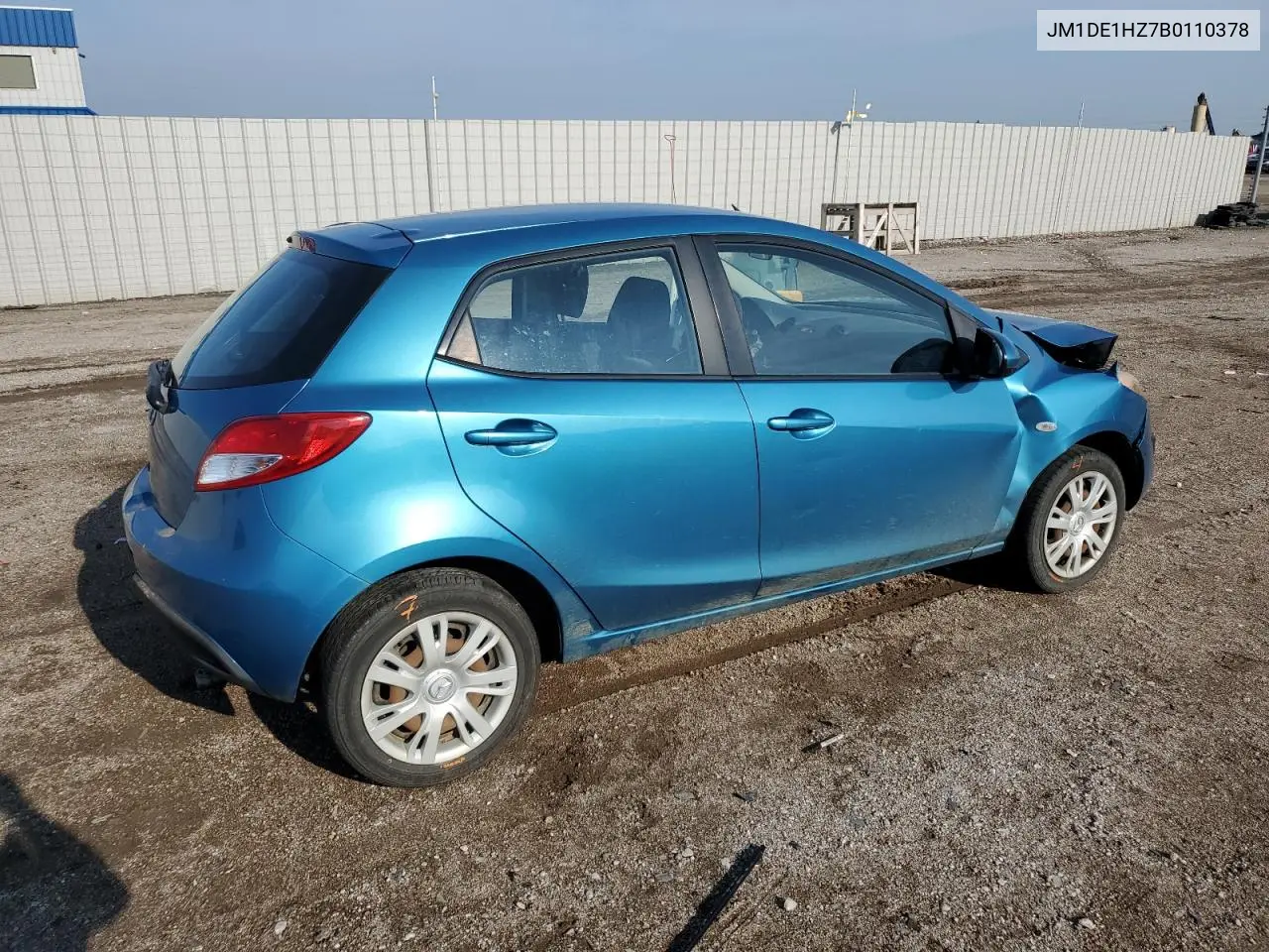 2011 Mazda Mazda2 VIN: JM1DE1HZ7B0110378 Lot: 59356725
