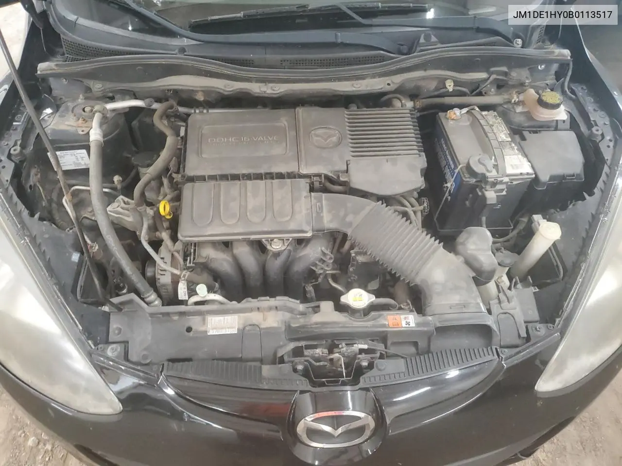 2011 Mazda Mazda2 VIN: JM1DE1HY0B0113517 Lot: 59877405