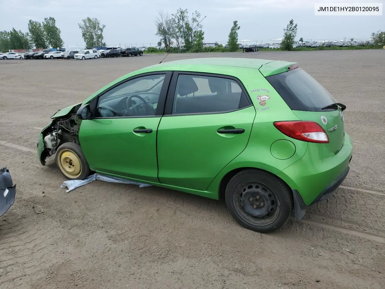 2011 Mazda Mazda2 VIN: JM1DE1HY2B0120095 Lot: 60196035