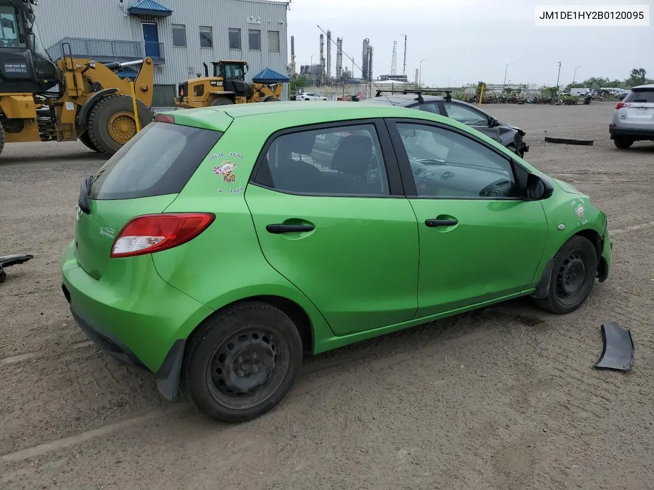 2011 Mazda Mazda2 VIN: JM1DE1HY2B0120095 Lot: 60196035