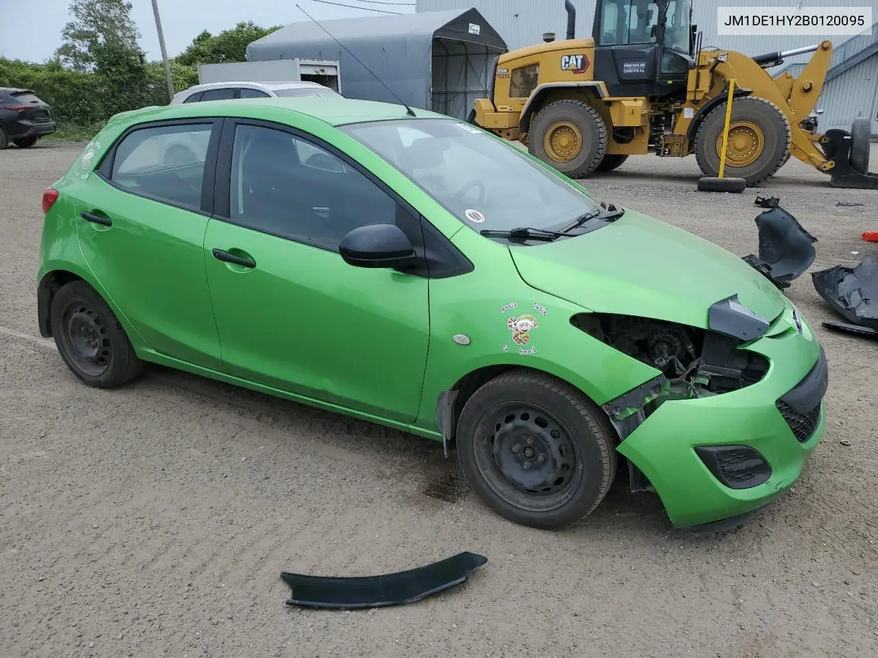 2011 Mazda Mazda2 VIN: JM1DE1HY2B0120095 Lot: 60196035